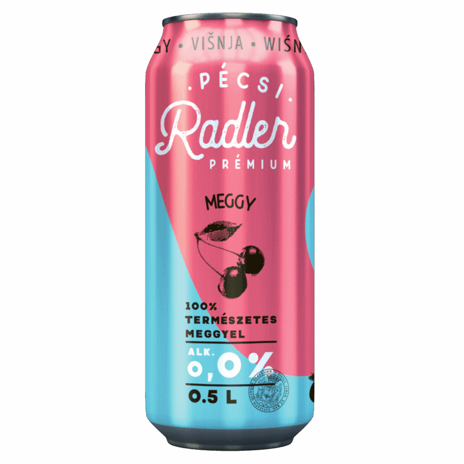 Pécsi Radler Alkoholmentes Meggy